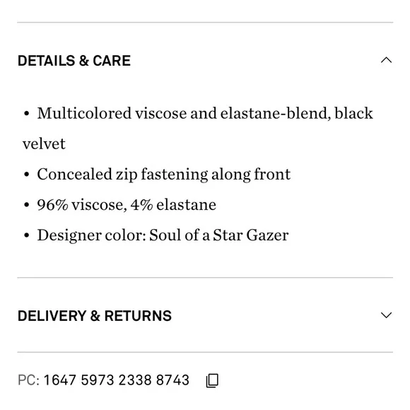 Camilla velvet trimmed printed woven flare pants - Picture 5 of 6